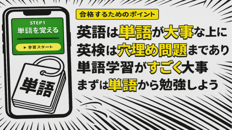 英検3級 合格マンガ 3